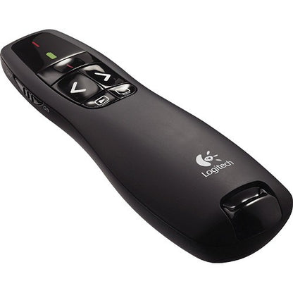 Logitech R400 Wireless Presentation Remote Clicker with Red Laser Pointer