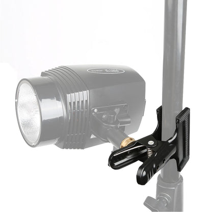 Pxel AA-CT4 Heavy Duty Metal 1/4" Camera Clip Clamp Flash Reflector Holder Mount for Studio Backdrop Camera