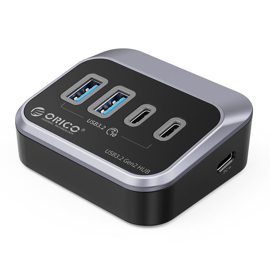 ORICO USB 3.2 Gen 2 10Gbps Multi-Port Type-C Hub - Supports Windows, macOS, and Linux Systems for PCs, Desktop Computers, and Laptops - USB Hubs & Docking Stations