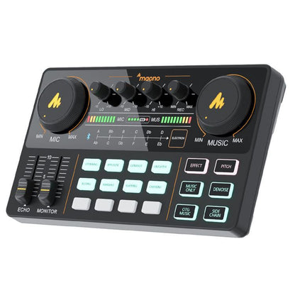 [CLEARANCE] Maono Maonocaster AU-AM200 Portable All-In-One Podcast Production Studio Audio Interface for Livestreaming Gaming Streaming KUMU (AU AM200)