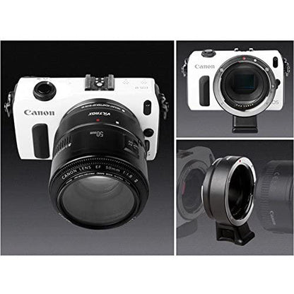 Viltrox EF-EOS M Lens Mount Auto Focus Adapter for Canon EF, EF-S DSLR Lens to Canon EOS M Mount Camera