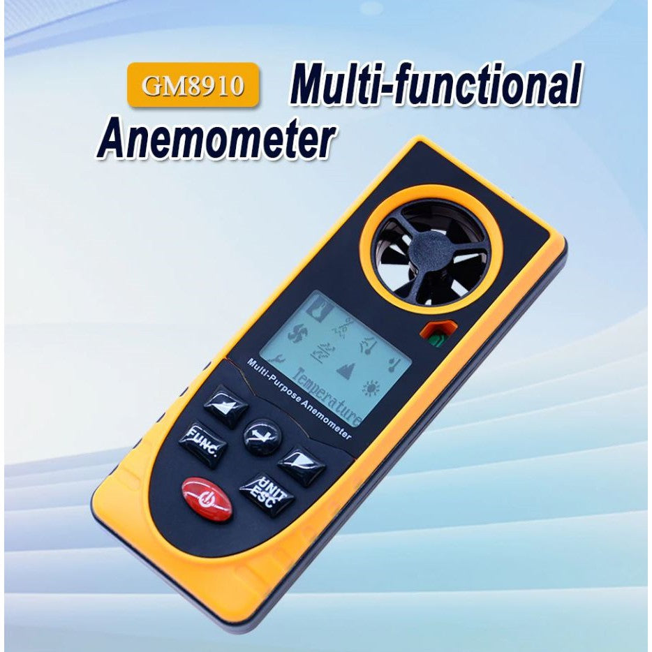 [CLEARANCE] Benetech GM8910 Multifunctiol Digital Anemometer Eight functions, with backlight