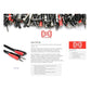 Hosa Technology CRA-201AU 2 RCA Male to 2 RCA Male Dual Cable (Gold Contacts) - 3.3'