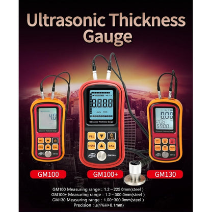 Benetech GM100+ Plus Ultrasonic Thickness Gauge Tester Metal Width Measuring Instrument 1.2~300.00mm (Steel)
