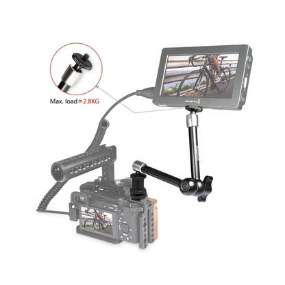 SmallRig Articulating Rosette Arm 11 inches Long with Cold Shoe Mount 1498B