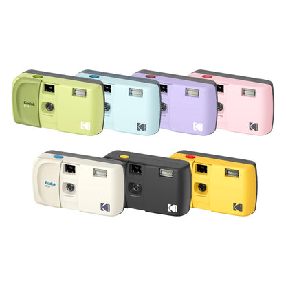 KODAK EC35 35mm Reusable Point & Shoot Film Camera with 25mm Wide-Angle Lens & Built-in Flash