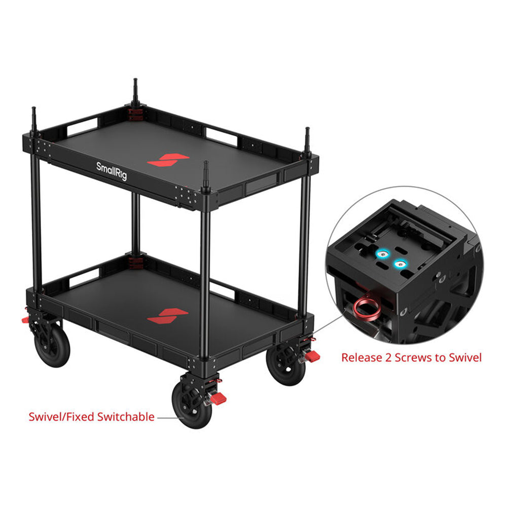 SmallRig MD4573 | MD5991 36" Lightweight Video Production Camera Cart