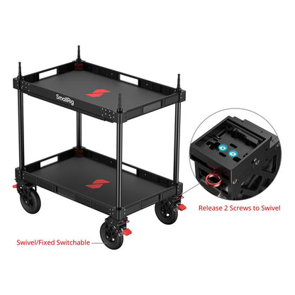 SmallRig MD4573 | MD5991 36" Lightweight Video Production Camera Cart