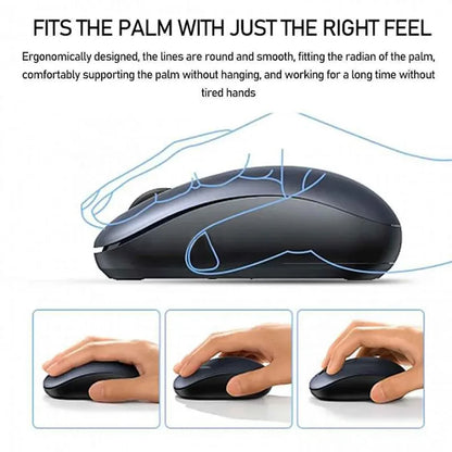 UGREEN HM102 Multi-Mode Wireless Mouse with Bluetooth & 2.4GHz Connectivity | 75991 / 75994