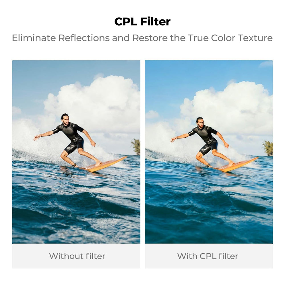 K&F Concept Snap-On Filter Set for DJI Osmo Action 6