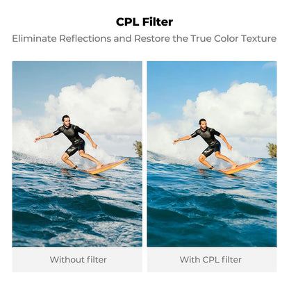 K&F Concept Snap-On Filter Set for DJI Osmo Action 6