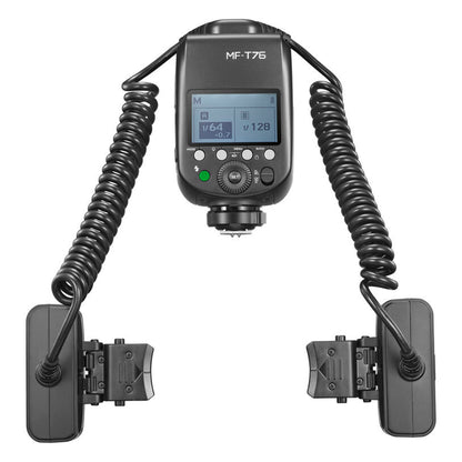 Godox MF-T76 TTL Macro Twin Flash for Canon / Sony / Nikon Cameras