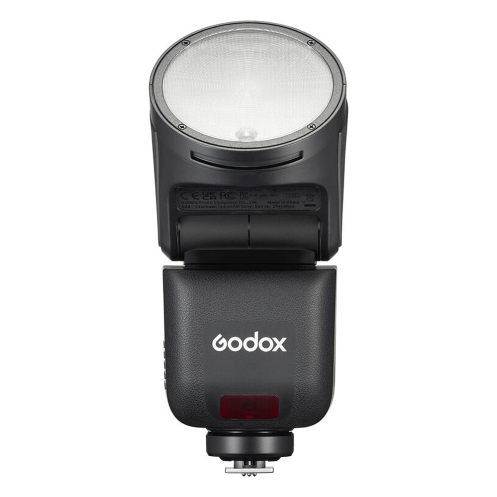 Godox V1 mid Round Head On-Camera Flash for C/S/F TTL Cameras with Up to 650 Full-Power Flashes