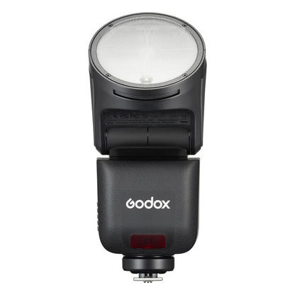 Godox V1 mid Round Head On-Camera Flash for C/S/F TTL Cameras with Up to 650 Full-Power Flashes