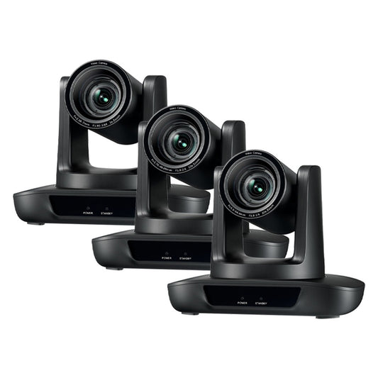 Tenveo Tevo 3X / 10X / 20X Zoom 2MP 1080p 60fps FHD PTZ Video Conference Camera - USB-B 3.0, HDMI, RS232, RS485 with IR Remote Control for Business Meeting, Events, Church, Online, Education, and Training Video Recording | TENVEO UHDPRO