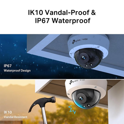 TP-Link VIGI C230I 2.8MM / 4MM 3MP IR Dome Network CCTV Camera