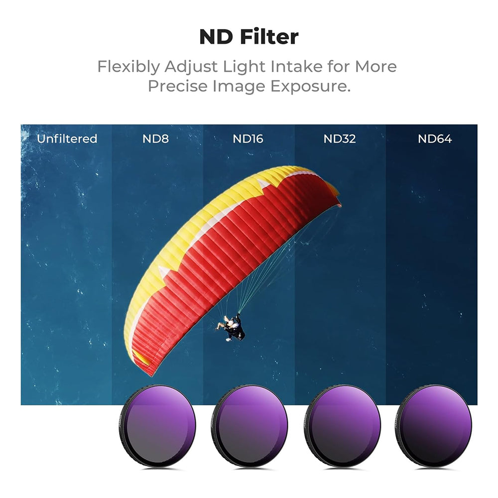 K&F Concept Snap-On Filter Set for DJI Osmo Action 6