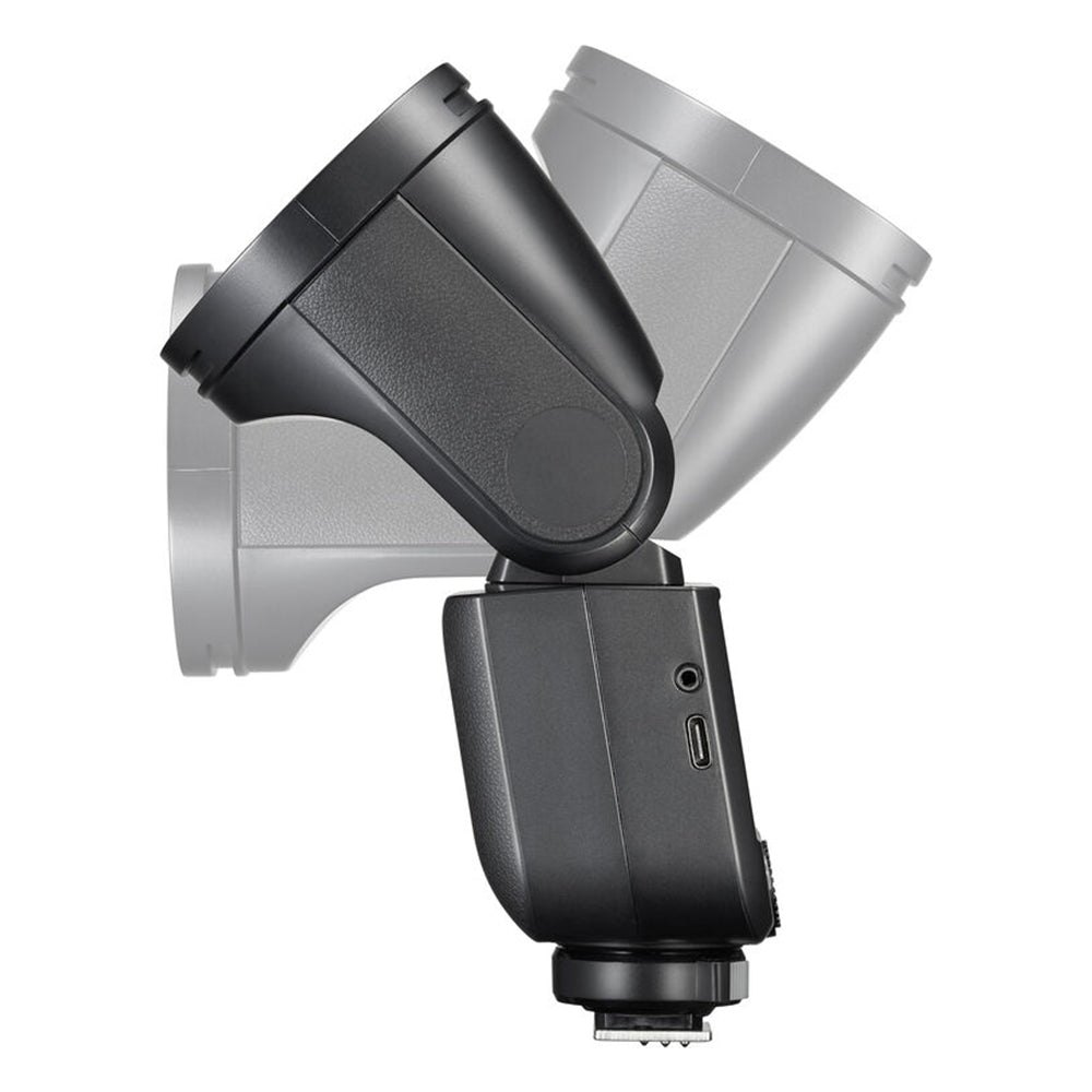 Godox V1 mid Round Head On-Camera Flash for C/S/F TTL Cameras with Up to 650 Full-Power Flashes
