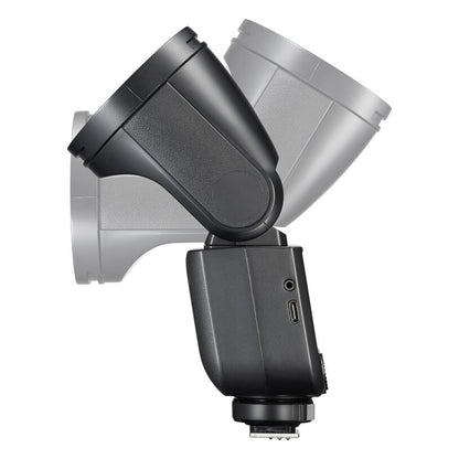 Godox V1 mid Round Head On-Camera Flash for C/S/F TTL Cameras with Up to 650 Full-Power Flashes