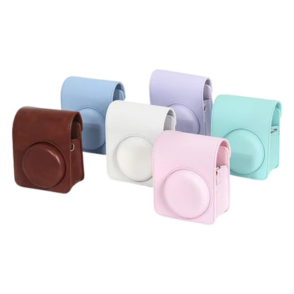 Pikxi Instax Mini 13 Camera Bag PU Leather Protective Case with Adjustable Shoulder Strap | BMS13