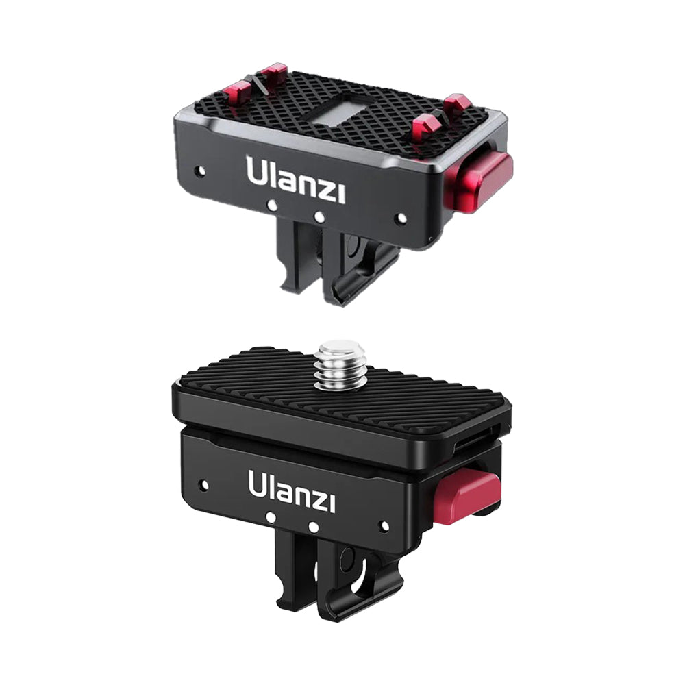 Ulanzi Magnetic Quick Release Mount for Insta360 Action Cameras - Compatible with ONE RS 1-Inch/Twin/4K Edition, Ace/Ace Pro, X4/X3/X2, ONE R, ONE X | IN-01 IN-03