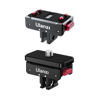 Ulanzi Magnetic Quick Release Mount for Insta360 Action Cameras - Compatible with ONE RS 1-Inch/Twin/4K Edition, Ace/Ace Pro, X4/X3/X2, ONE R, ONE X | IN-01 IN-03