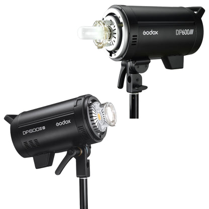 Godox DP600III-V DP600III Professional 600W Studio Strobe Flash Light with 2.4GHz Wireless X System, 5600K~5800K CCT,  LCD Screen Display, Control Port and Bowens Mount Compatible for Photography Lighting and Studio Equipment