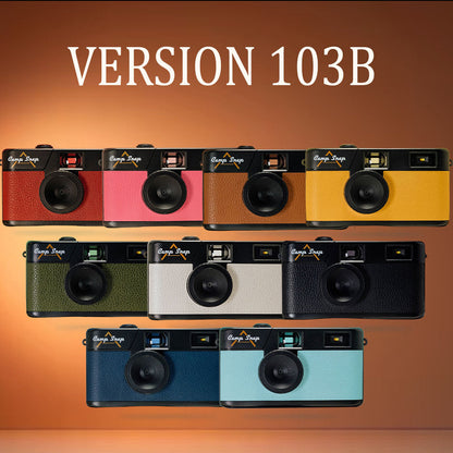 Camp Snap Version 103B Vintage Style Screen-Free Digital Camera Point & Shoot with 8MP Sensor, Rechargeable Battery 500 Max Shots per Single Charge, Internal 4GB MicroSD Card Slot Max 2000 Shots and LED Flash with Controls for Photography