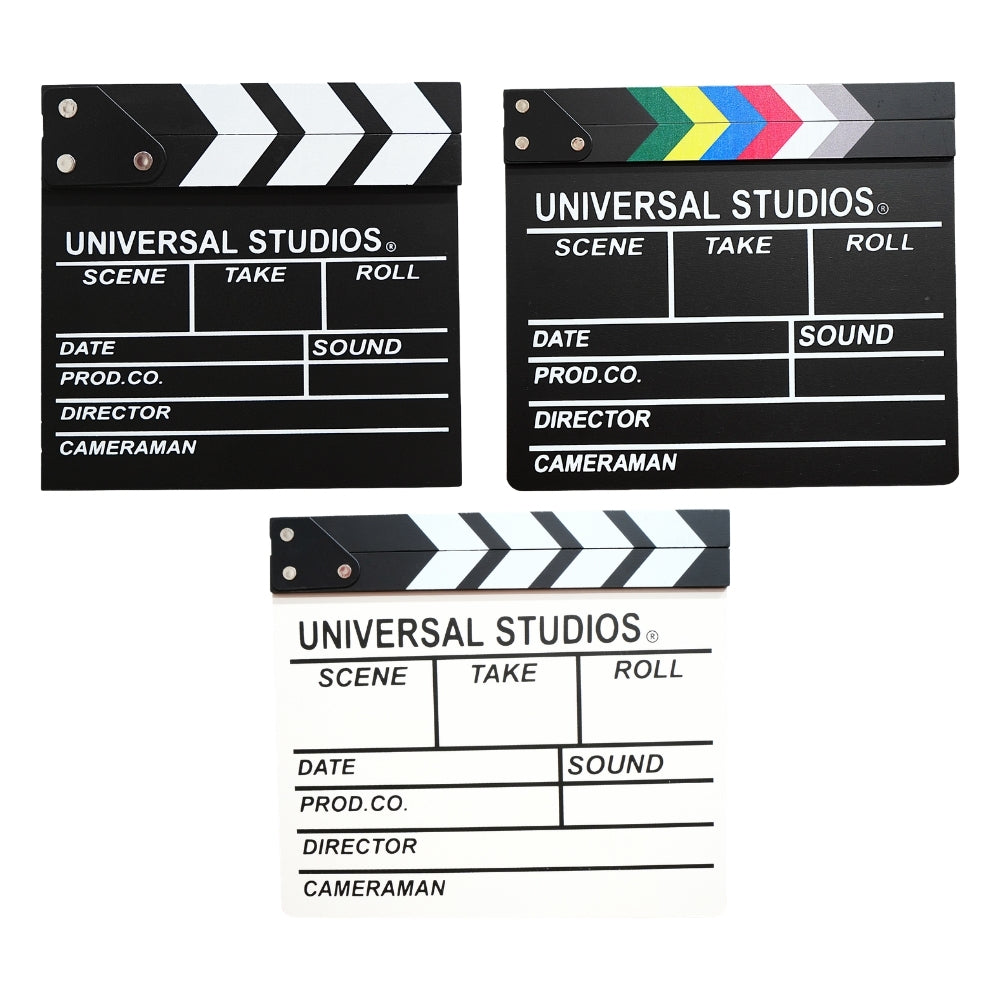 Cinepro 30 x 27cm | 20 x 20cm Wood Film Clapper Board for Movie Production