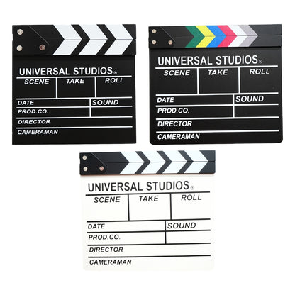 Cinepro 30 x 27cm | 20 x 20cm Wood Film Clapper Board for Movie Production