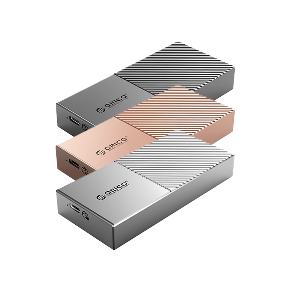 [CLEARANCE] ORICO M.2 NVME SSD Solid State Drive Enclosure with USB 4.0 Type-C Interface, 40Gbps Transfer Rate, 4TB Max Capacity and UASP TRIM and SMART Functions for Smartphone PC Desktop Laptop | M208C3-U4
