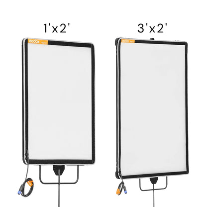 Godox AD21 / AD32 K2 Adjustable Light Diffusion Panel with Motorized Control, Dual Dimming Modes, Bluetooth App, DMX/RDM & Built-in CRMX, Controller Powered via USB-C / V-Mount Battery for Photography, Video & Studio Lighting
