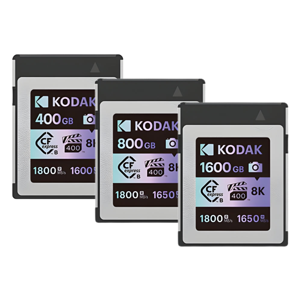 Kodak CFexpress Type B 3.0 1600GB / 800GB / 400GB Memory Card