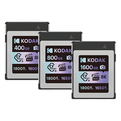 Kodak CFexpress Type B 3.0 1600GB / 800GB / 400GB Memory Card