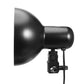 Pxel AA-1B15 Painted Iron Lamp Shade E27 Lamp Holder + Switch for Strobe Light Reflector
