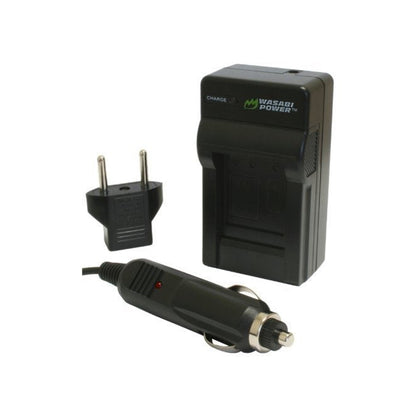 [CLEARANCE] Wasabi Power DMW-BLD10 Battery Charger with Power Indicator, Built-In Fold Out US Plug, Car Charger and Euro Plug Adapter for Panasonic Lumix DMC-G3, DMC-GF2, DMC-GX1 Mirrorless Camera | LCH-BLD10