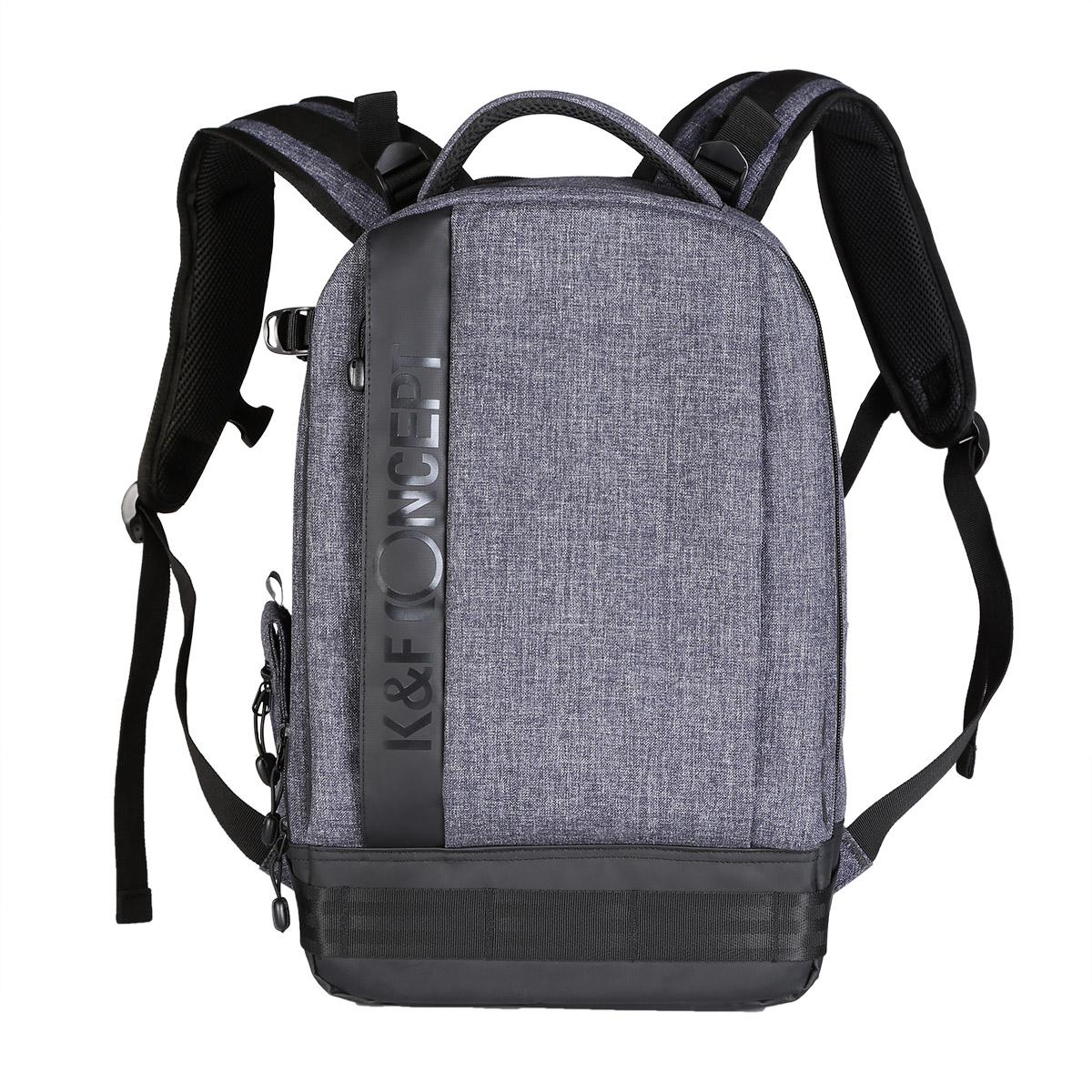 K&F Concept Large DSLR Camera Backpack Fit for Nikon Canon Camera & Laptop, Tripod for Travel Outdoors