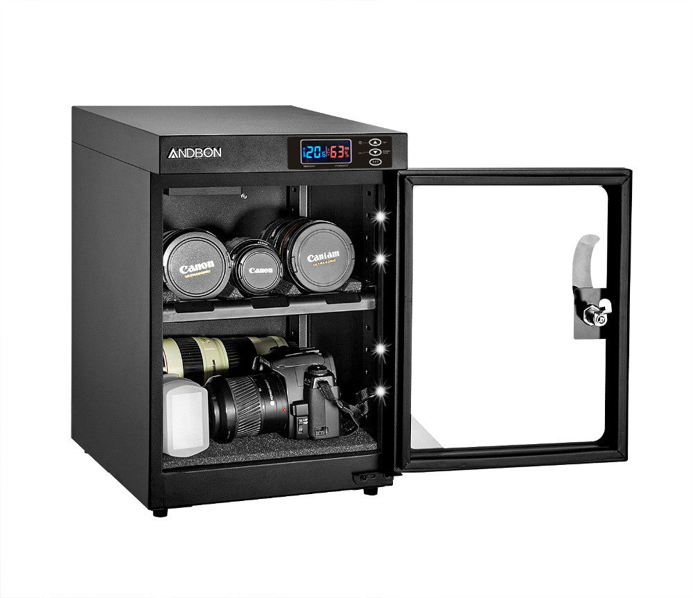 Andbon AD-30S Dry Cabinet Box 30L Liters Digital Display with Automatic Humidity Controller