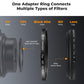 K&F Concept 42 to 49mm Nano-X Filter Adapter Ring for Ricoh GR IIIx III II Camera Series with Lens Cap Aluminum Alloy