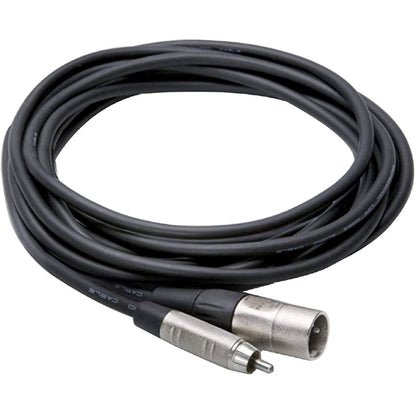 [CLEARANCE] Hosa Technology HRX-010 Unbalanced RCA Male to 3-Pin XLR Male Audio Cable (10')