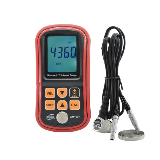 Benetech GM100+ Plus Ultrasonic Thickness Gauge Tester Metal Width Measuring Instrument 1.2~300.00mm (Steel)