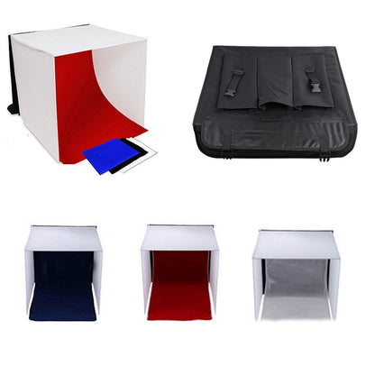 [CLEARANCE] Pxel LB60 60cm / 24 Photo Studio Square Light Tent Kit Portable and Foldable for Product or Food Photography -