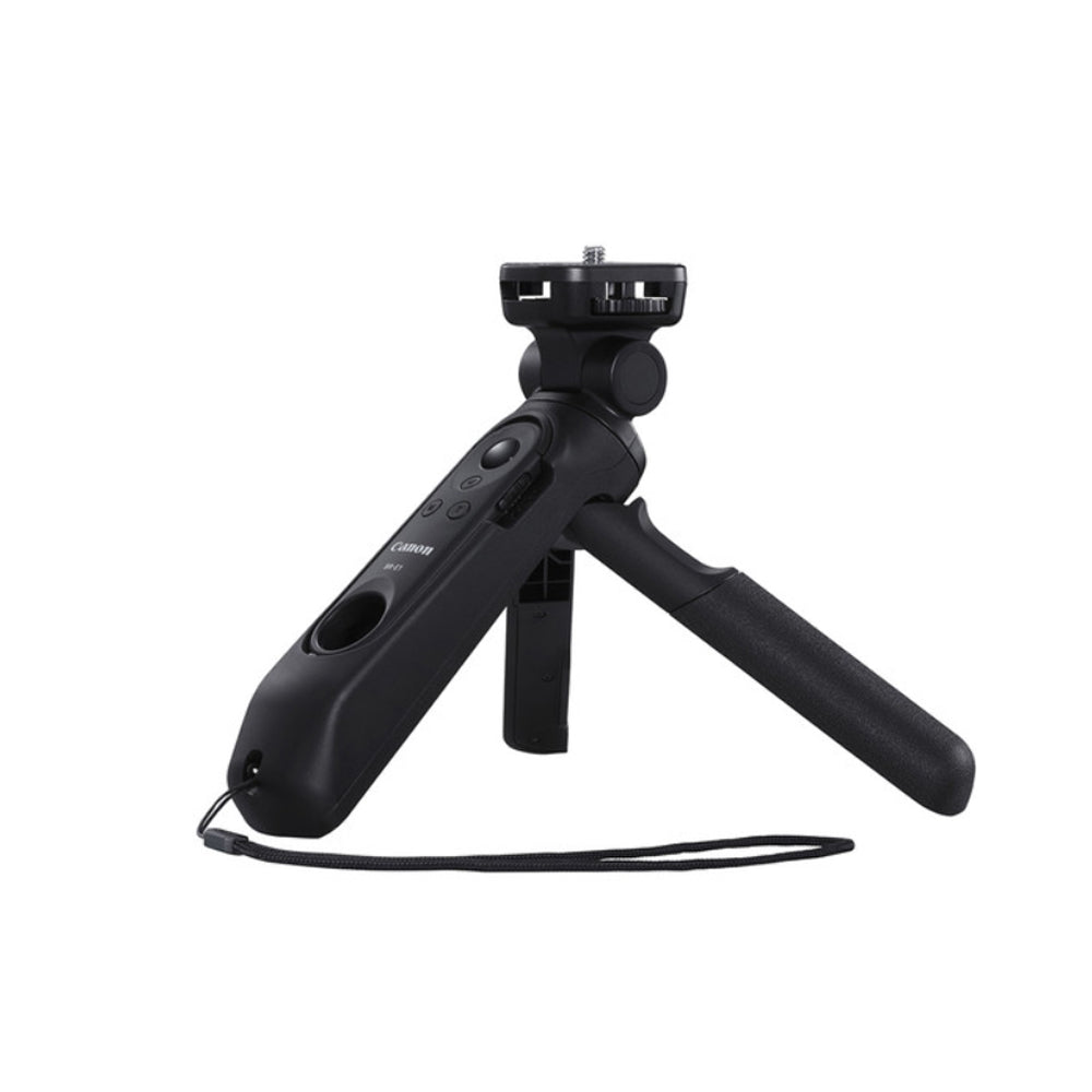 Canon HG-100TBR Mini Tripod Grip with Detachable BR-E1 Wireless Bluetooth Remote Control and 1/4"-20 Attachment Thread for EOS M and PowerShot G Digital Camera, Vlogging, Video Self Recording