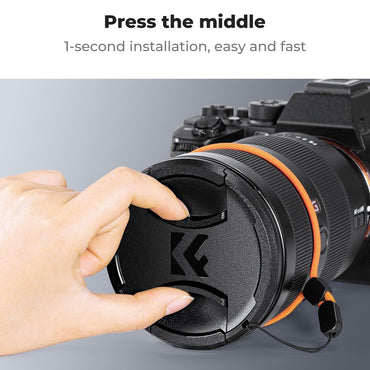 K&F Concept 42 to 49mm no-X Filter Adapter Ring for Ricoh GR IIIx III II Camera Series with Lens Cap Aluminum Alloy