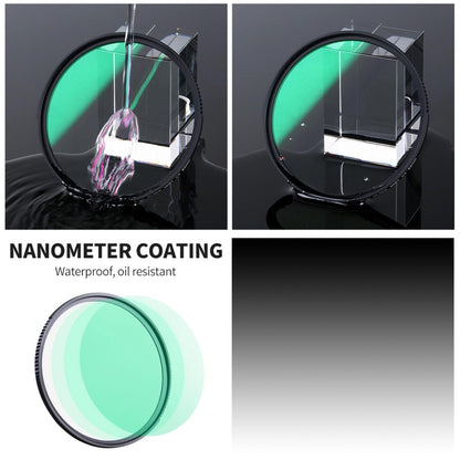 K&F Concept Black Mist 1/4 Density Nano-X Lens Filter w/ Cinebloom Black Diffusion Special Effects (37mm, 40.5mm, 43mm, 46mm, 49mm, 52mm, 55m, 58mm, 62mm, 67mm, 72mm, 77mm, 82mm, 86mm, and 95mm)