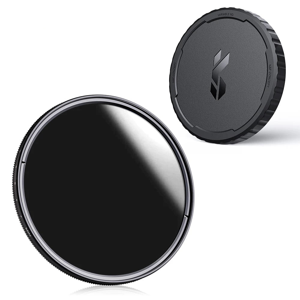 K&F Concept NANO-B Series Variable Neutral Density ND2 to ND400 Lens Filter with Circular Polarizer and Protective Cap for DSLR and Mirrorless Cameras | 72mm