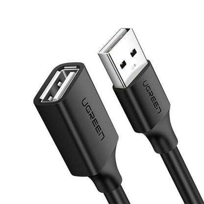 [CLEARANCE] UGREEN USB 2.0 A Male to A Female 1-Meter Nickel Plated Extension Cable with 480Mbs Transfer Speed | 10314