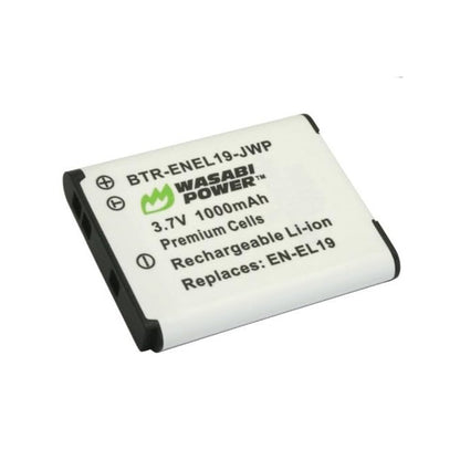 [CLEARANCE] Wasabi Power Battery EN-EL19 (2-Pack) EL19 and Charger for Nikon EN-EL19 | JG Superstore
