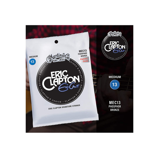 Martin & Co. Eric Clapton Signature 92/8 Phosphor Bronze Acoustic Guitar Strings Set (Medium Gauge) |MEC13