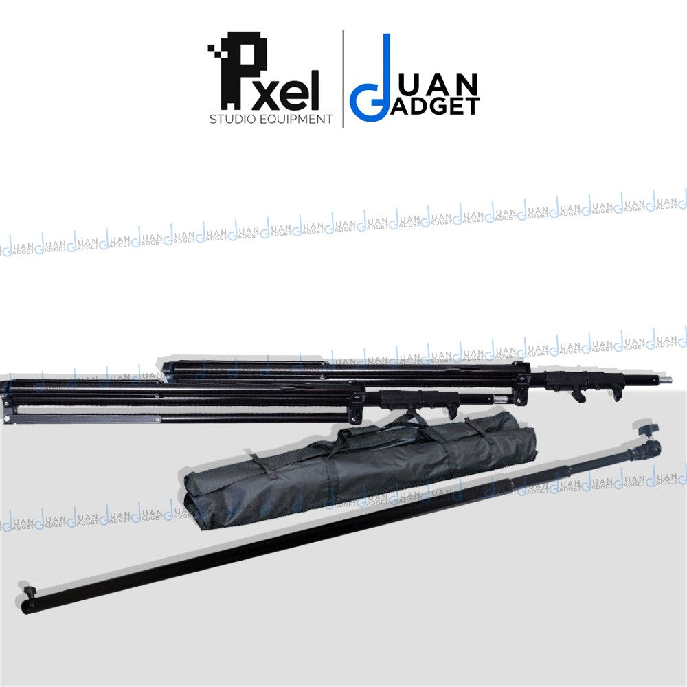 Pxel LS-BD2.8X3 HD Heavy Duty Background Backdrop Muslin Stand 9 x 10 Feet / 2.8M x 3M